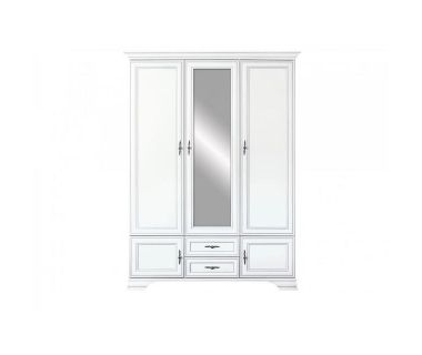 Шкаф распашной с зеркалом BRW (БРВ) Кентукки SZF5D2S Белый альпийский (GRB-1768) Шкаф распашной с зеркалом BRW (БРВ) Кентукки SZF5D2S Белый альпийский (GRB-1768)