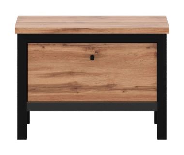 Тумба для обуви Гербор Чос KOM1D Дуб Тахо + Черный (GRB-1407)