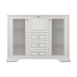 Комод в гостиную Гербор Уайт 2W3S1B (телескопы) Ясень снежный + Сосная серебряная (GRB-1028)