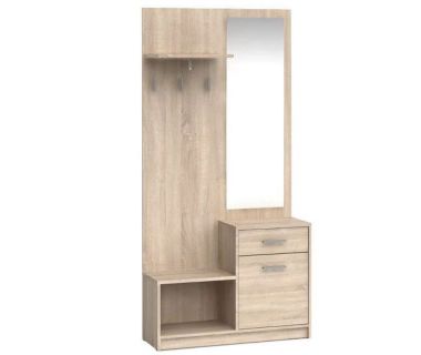 Прихожая с зеркалом Гербор Непо PPK Дуб сонома (GRB-1261) Прихожая с зеркалом Гербор Непо PPK Дуб сонома (GRB-1261)