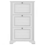 Тумба для обуви Гербор Уайт 3D Ясень снежный + Сосная серебряная (GRB-1339)