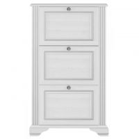 Тумба для взуття Гербор Уайт 3D Ясен сніговий + Сосна срібна (GRB-1339)