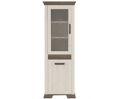 Пенал-витрина Гербор Марсель REG1D1W Ясен снежный + Дуб сонома трюфель (GRB-1065) Пенал-витрина Гербор Марсель REG1D1W Ясен снежный + Дуб сонома трюфель (GRB-1065)