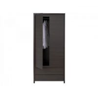 Шкаф распашной с ящиками BRW (БРВ) Каспиан SZF2D2S Дуб милано темный (GRB-1723)