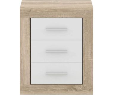 Тумба прикроватная Гербор Сара KOM3S Дуб сонома + Нимфея альба (GRB-1372)