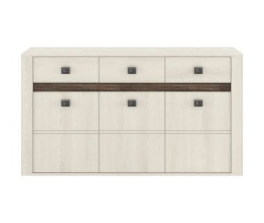 Комод в спальню Гербор Селена KOM3D3S Ясень снежный (GRB-1156)