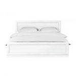 Кровать двуспальная (без основания под матрас) BRW (БРВ) Маркус LOZ/160 160x200 см Джанни + Дуб каменный (GRB-1555)