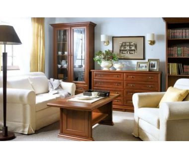 Модульна стінка для вітальні Гербор Соната N100010 Каштан (GRB-1220)