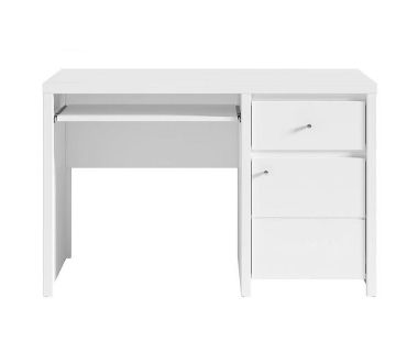 Стол компьютерный BRW (БРВ) Кристина BIU1D1S/120 Белый + Белый глянец (GRB-1798) Стол компьютерный BRW (БРВ) Кристина BIU1D1S/120 Белый + Белый глянец (GRB-1798)