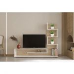 Модульная стенка для гостиной Гербор Снейк Нимфея альба + Дуб сонома (GRB-1928)