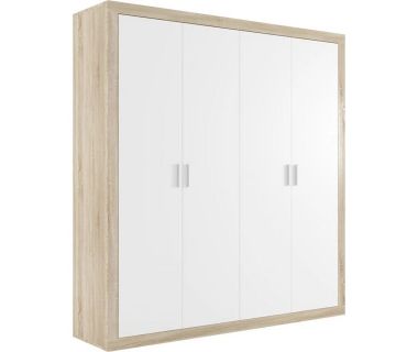 Шафа розстібна для одягу Гербор Сара SZF4D Дуб сонома + Німфея альба (GRB-1449) Шафа розстібна для одягу Гербор Сара SZF4D Дуб сонома + Німфея альба (GRB-1449)