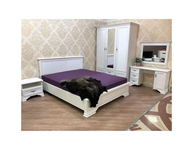 Комплект модульний до спальні BRW (БРВ) Кентуккі N77800 Білий альпійський (GRB-1751)