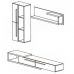 Модульная стенка для гостиной Гербор Кальвадос Дуб тахо + Антрацит (GRB-1904)