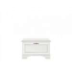 Тумба для обуви BRW (БРВ) Кентукки SFK1B Белый альпийский (GRB-2002)