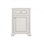 Комод в гостиную Гербор Уайт 1D1S (телескопы) Ясень снежный + Сосная серебряная (GRB-1117)