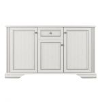 Комод в гостиную Гербор Уайт 3D1S (телескопы) Ясень снежный + Сосная серебряная (GRB-1118)