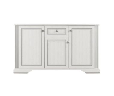 Комод у вітальню Гербор Уайт 3D1S (телескопи) Ясен сніговий + Сосна срібна (GRB-1118)