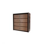 Комод в спальню Гербор Коэн МДФ KOM4S Венге магия + Штрокс темный (GRB-1133)