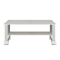 Стол журнальный Гербор Уайт Ясен снежный + Сосная серебряная (GRB-1266)