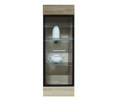 Пенал-витрина навесной Гербор Ушер SFW 1W Дуб сонома (GRB-1067) Пенал-витрина навесной Гербор Ушер SFW 1W Дуб сонома (GRB-1067)