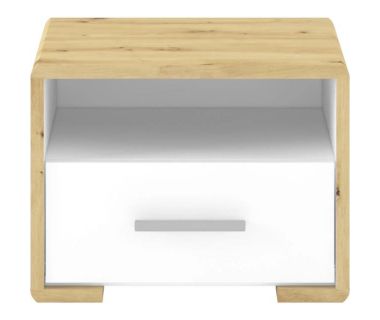 Тумба нічна Гербор Бука KOM1S Німфея альба + Дуб артизан (GRB-1950)