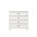 Комод до спальні BRW (БРВ) Кентуккі KOM4S Білий альпійський (GRB-1499)