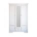 Шкаф распашной с зеркалом Гербор Клео 3d/1s Белый (GRB-1416)