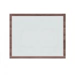 Зеркало настенное Гербор Лайер LUS100 Дуб сонома трюфель + Дуб санремо светлый (GRB-1095)