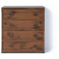 Комод в спальню BRW (БРВ) Индиана JKOM4S/80 Дуб шутер (GRB-1577)