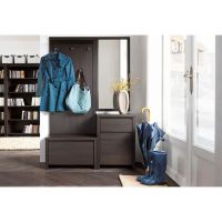 Набір меблів у передпокій BRW (БРВ) Каспіан N77791 Дуб мілано темний (GRB-1705)