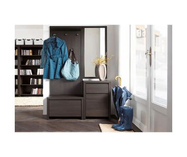 Набор мебели в прихожую BRW (БРВ) Каспиан N77791 Дуб милано темный (GRB-1705) Набор мебели в прихожую BRW (БРВ) Каспиан N77791 Дуб милано темный (GRB-1705)