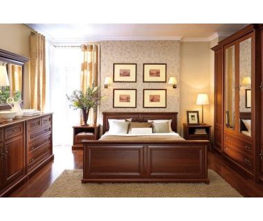 Комплект модульный в спальню Гербор Соната N100006 Каштан (GRB-1234) Комплект модульный в спальню Гербор Соната N100006 Каштан (GRB-1234)