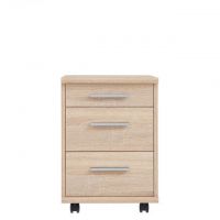 Тумба офісна під стіл Гербор Офіс Лайн KON 3S Дуб сонома (GRB-1384)