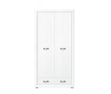 Шафа для одягу BRW (БРВ) Маркус SZF2D1S Джанні + Дуб кам'яний (GRB-1817)