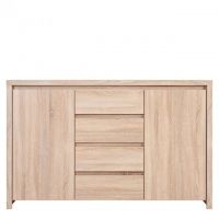 Комод в гостиную BRW (БРВ) Каспиан KOM2D4S Дуб сонома (GRB-1523)