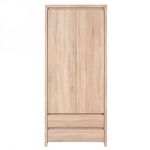 Шкаф распашной с ящиками BRW (БРВ) Каспиан SZF2D2S Дуб сонома (GRB-1724)