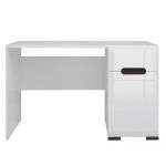 Стол письменный BRW (БРВ) Ацтека BIU1D1S/8/12 Белый + Белый глянец (GRB-1658)