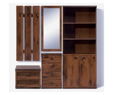 Набір меблів в передпокій BRW (БРВ) Індіана N77871 Дуб шутер (GRB-1697)