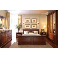 Комплект модульний в спальню Гербор Соната N100006 Каштан (GRB-1234)