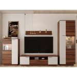 Модульная стенка для гостиной Гербор Талли Орех калифорнийский + Белый (GRB-1932)