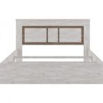 Ліжко двоспальне (без основи під матрац) Гербор Сара LOZ160 160x200 см Сосна каньйон + Дуб сонома трюфель (GRB-1194)