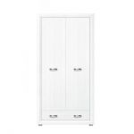 Шкаф для одежды BRW (БРВ) Маркус SZF2D1S Джанни + Дуб каменный (GRB-1817)