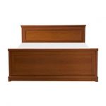 Кровать двуспальная (без основания под матрас) Гербор Соната 160 160x200 см Каштан (GRB-1195)