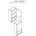 Модульная стенка для гостиной Гербор Колибри Ательер светлый + Красный (GRB-1907)