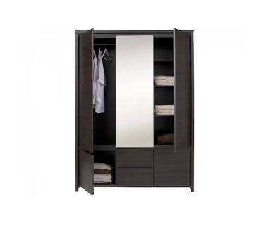 Шкаф трехдверный с зеркалом BRW (БРВ) Каспиан SZF5D2S Дуб милано темный (GRB-1725) Шкаф трехдверный с зеркалом BRW (БРВ) Каспиан SZF5D2S Дуб милано темный (GRB-1725)