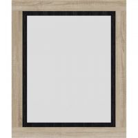 Зеркало настенное Гербор Сара LUS90 Дуб сонома + Антрацит (GRB-1103)