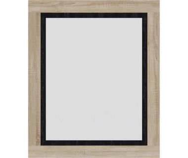 Зеркало настенное Гербор Сара LUS90 Дуб сонома + Антрацит (GRB-1103)