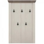 Вішалка настінна Гербор Марсель Ясен сніговий + Дуб сонома трюфель (GRB-1082)