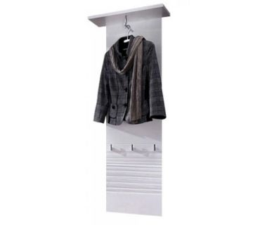 Вішалка настінна BRW (БРВ) Флеймс PAN/15/5 Білий + Білий глянець (GRB-1682) Вішалка настінна BRW (БРВ) Флеймс PAN/15/5 Білий + Білий глянець (GRB-1682)