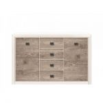 Комод у вітальню BRW (БРВ) Коен 2 KOM2D4S (телескопи) Сосна арізонська + Дуб корабельний (GRB-1502)